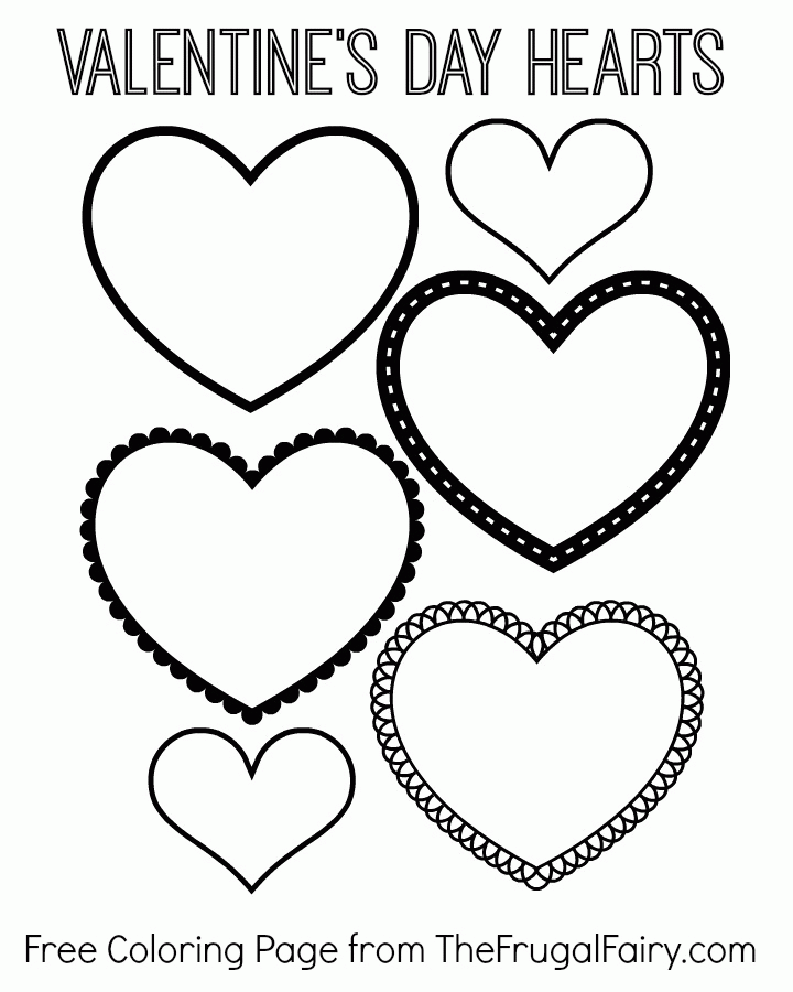 Valentine’s Day 32 For Kids Coloring Page