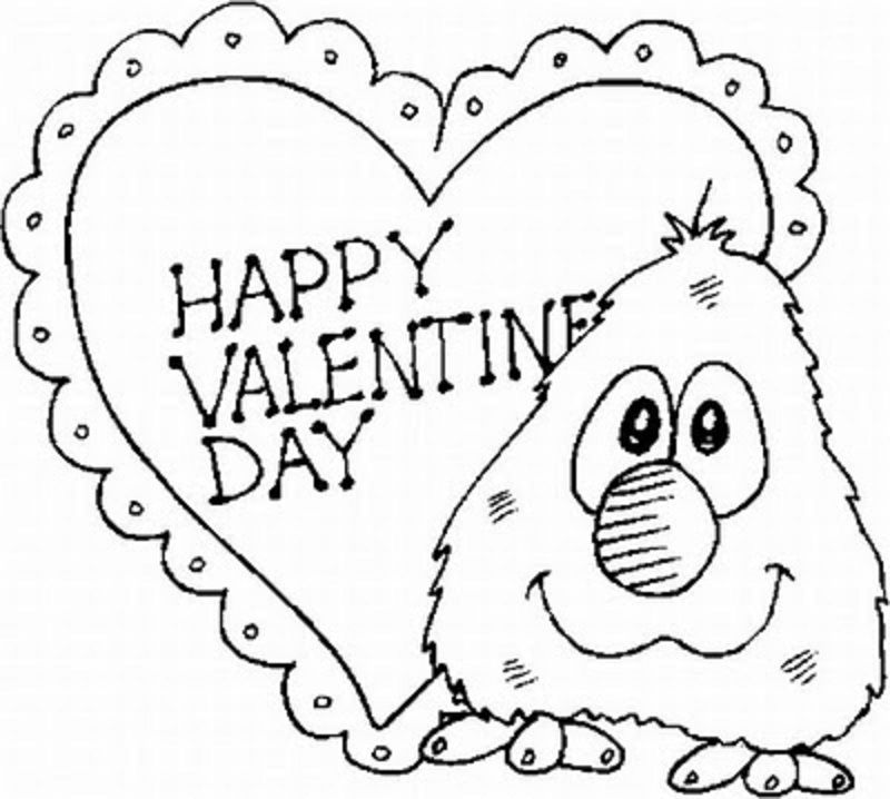 Valentine’s Day 36 For Kids Coloring Page
