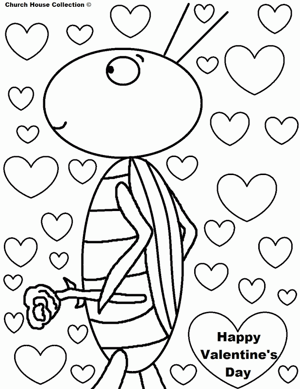Valentine’s Day 45 Cool Coloring Page