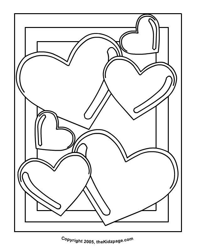 Valentine’s Day 48 For Kids Coloring Page