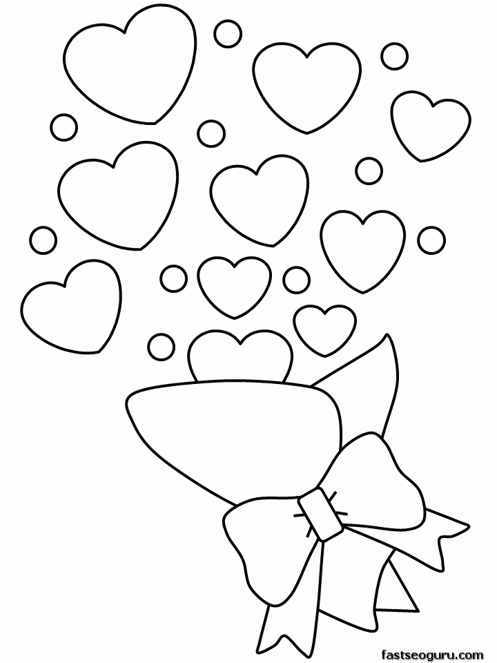 Cool Valentine’s Day 54 Coloring Page