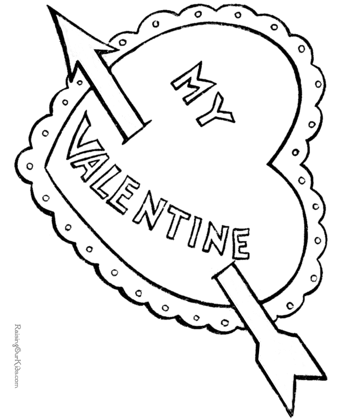 Valentine’s Day 55 Cool Coloring Page