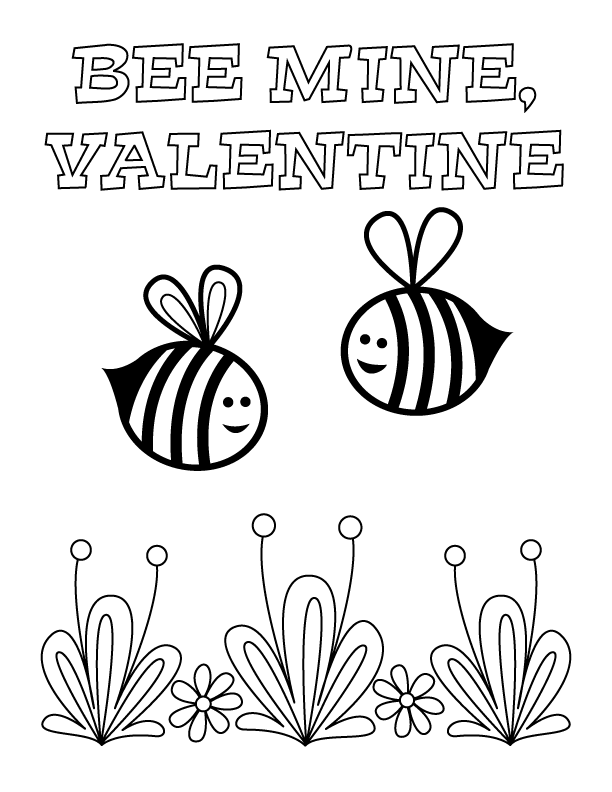 Valentine’s Day 56 For Kids Coloring Page