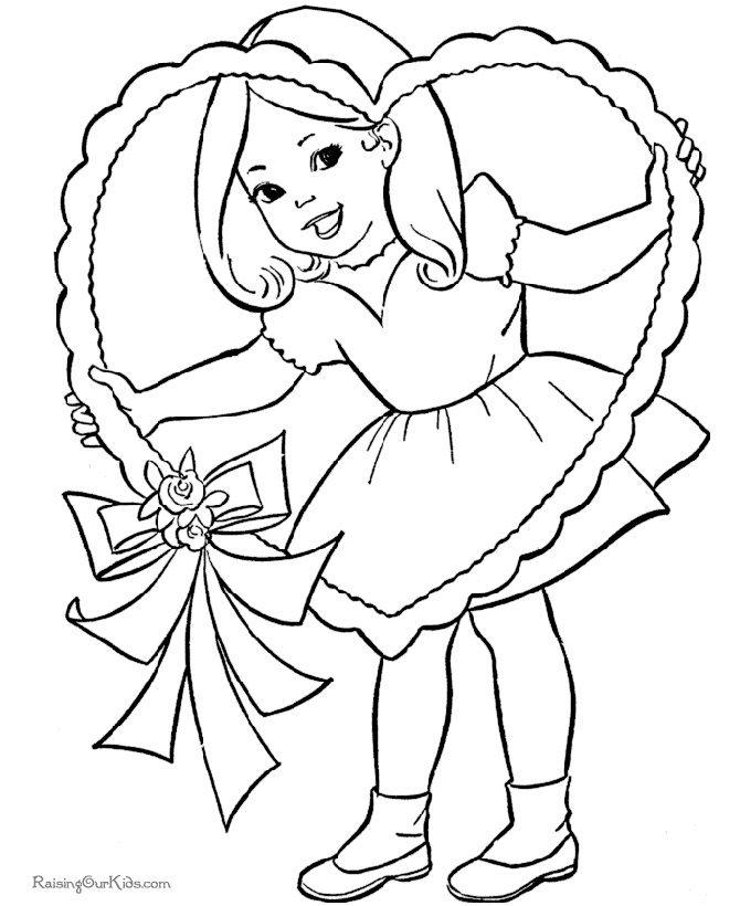 Cool Valentine’s Day 58 Coloring Page