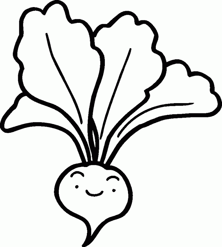 Vegetables 12 Cool Coloring Page
