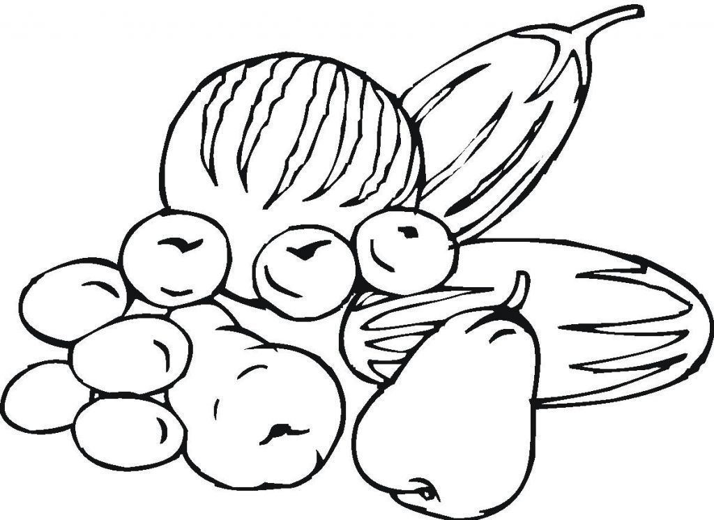 Vegetables 13 For Kids Coloring Page