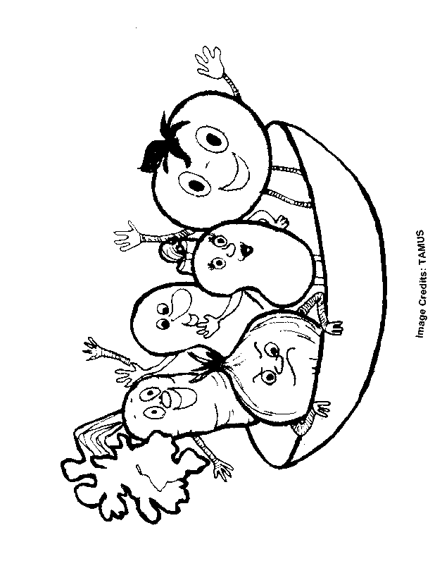 Vegetables 17 For Kids Coloring Page