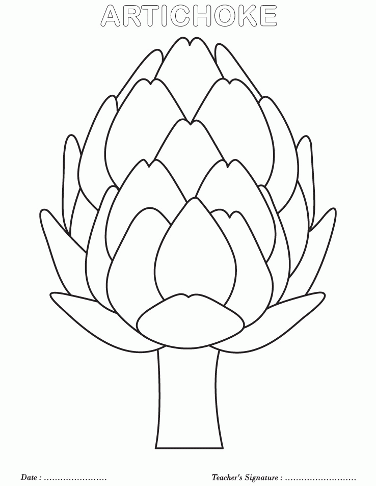 Vegetables 28 Cool Coloring Page