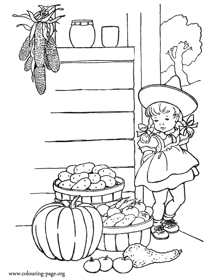 Cool Vegetables 31 Coloring Page