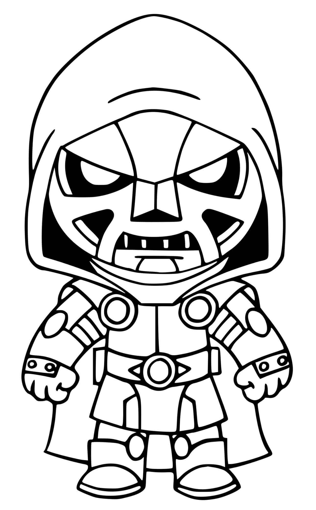 Doctor Doom Fortnite Coloring Pages - Coloring Cool
