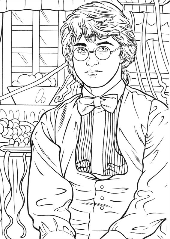 Luna Harry Potter Coloring Pages Coloring Cool