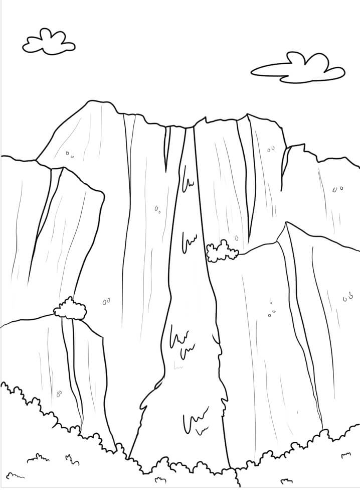 Angel Falls Coloring Pages - Coloring Cool