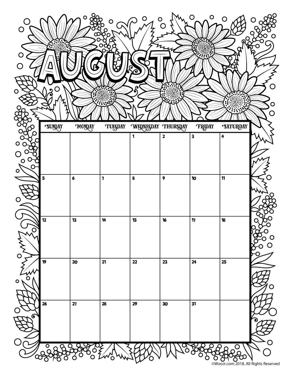 august-calendar-coloring-pages-coloring-cool
