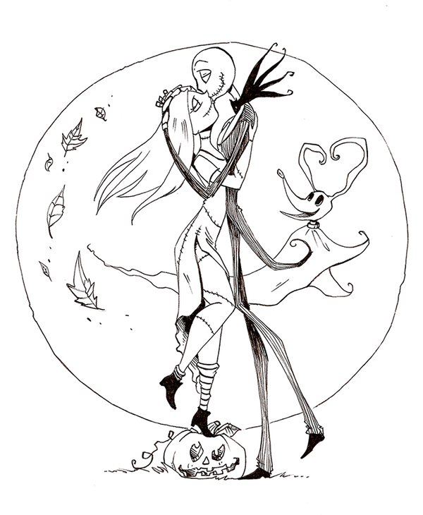 Nightmare Before Christmass Printable Coloring Pages Coloring Cool