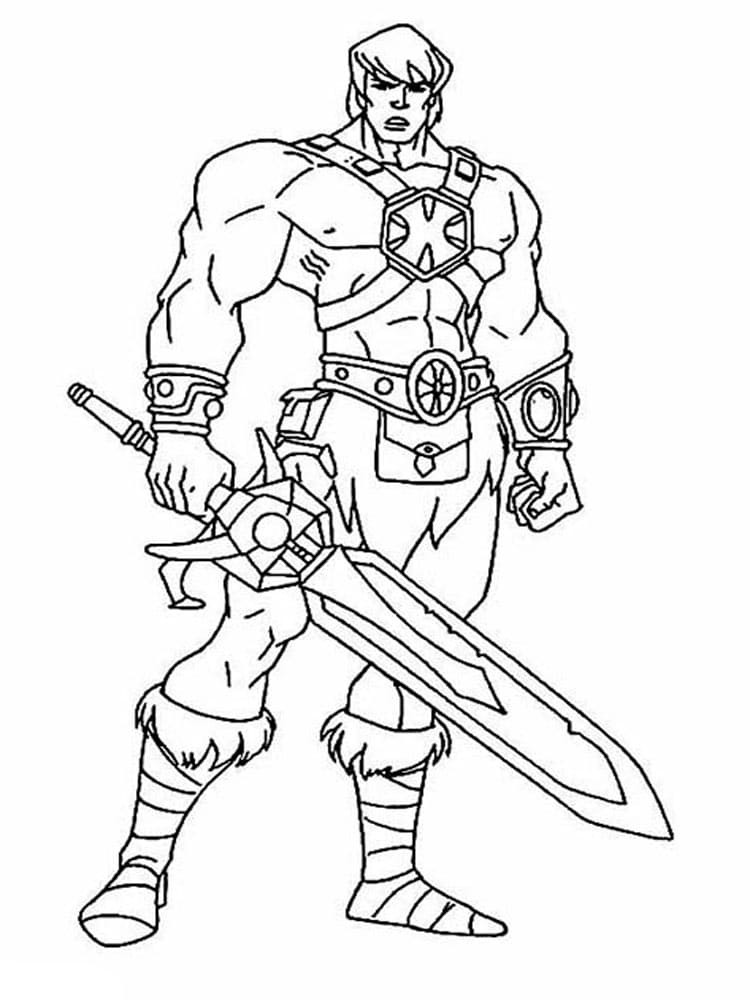 He-Man Coloring Pages.