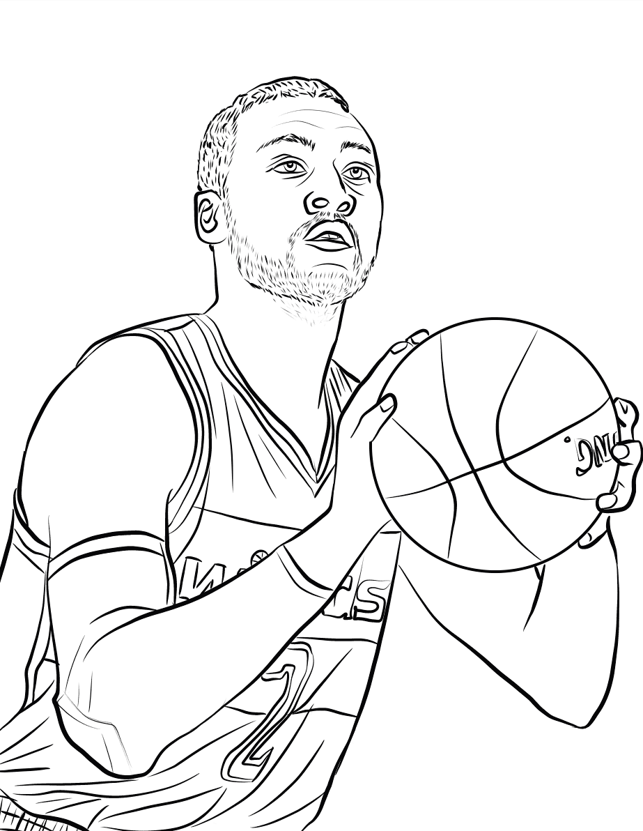 John Wall Coloring Pages - Coloring Cool