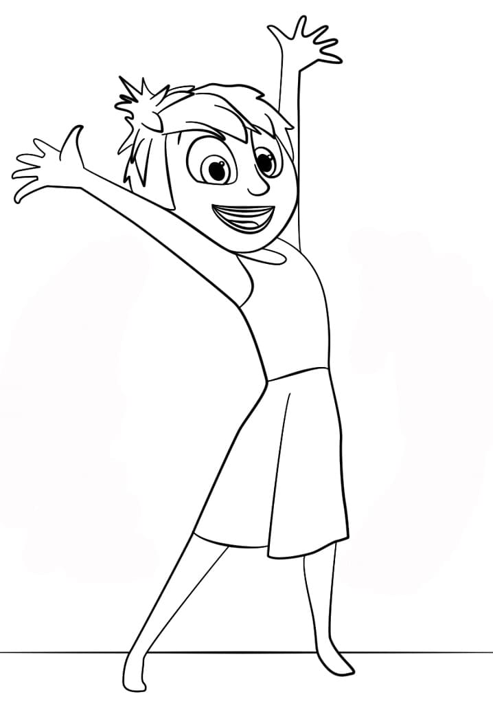 Inside Out Coloring Pages - Coloring Cool