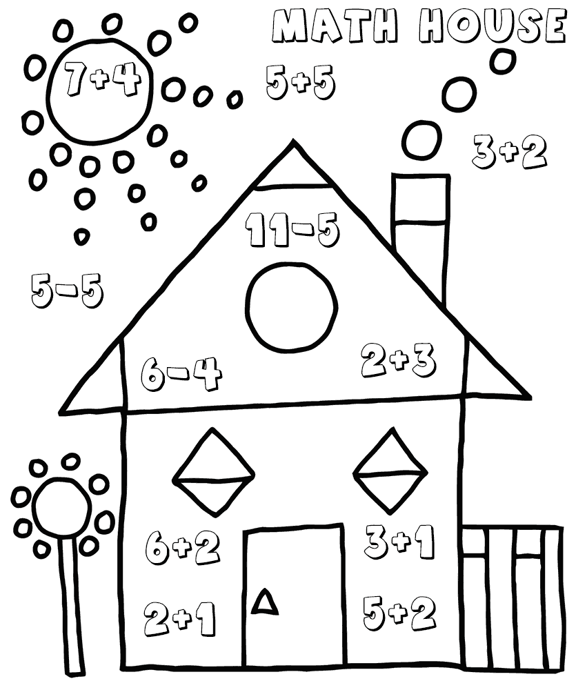 Kindergarten Math Worksheets Coloring Pages Coloring Cool