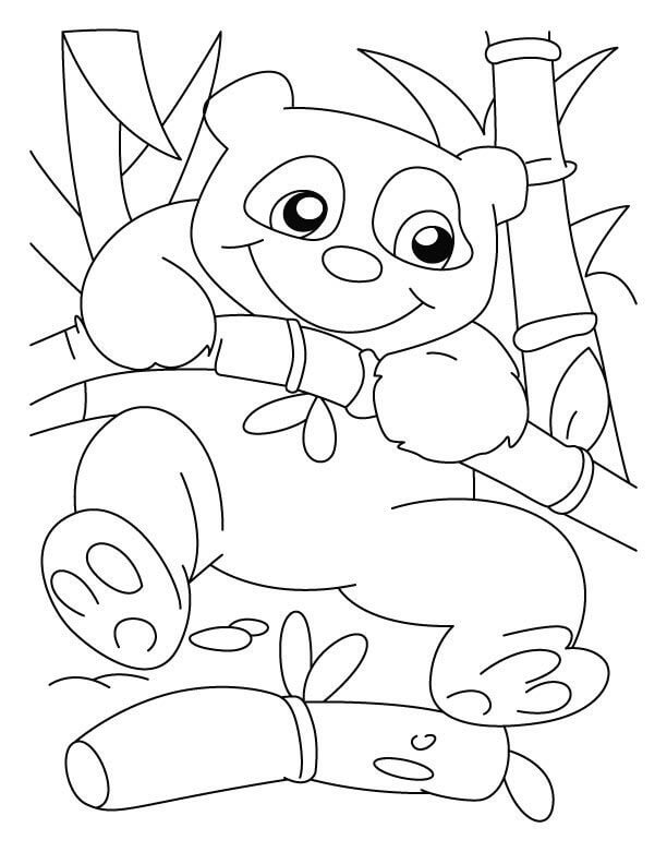 Lovely Panda Coloring Pages - Coloring Cool