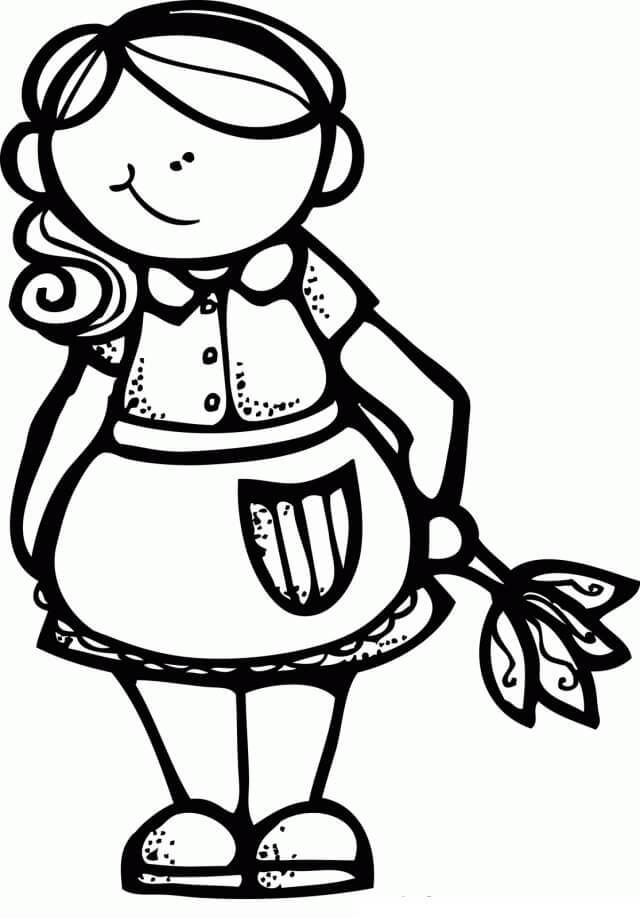 Melonheadz Maid Coloring Pages - Coloring Cool