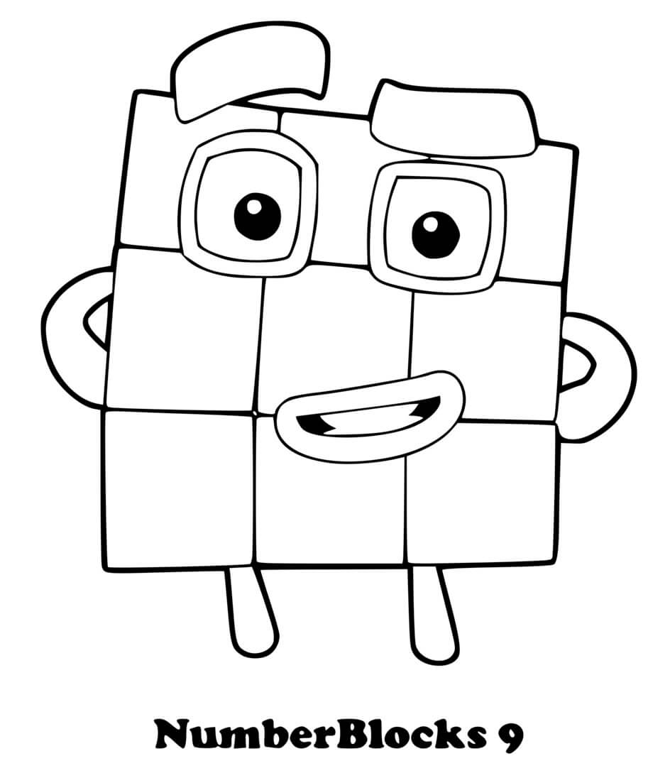 Numberblocks Express Coloring Pages - Coloring Cool