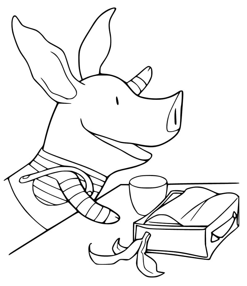Olivia the Pig 11 Coloring Pages - Coloring Cool