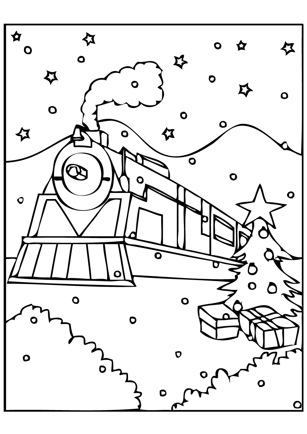 Free Printable Polar Express Coloring Pages Coloring Cool