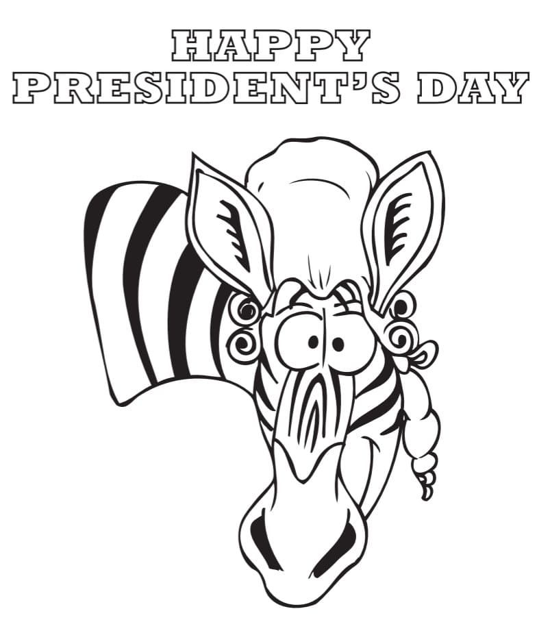 Happy Presidents' Day Coloring Pages - Coloring Cool