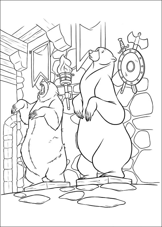 Queen Elinor And Mor'du Coloring Pages - Coloring Cool