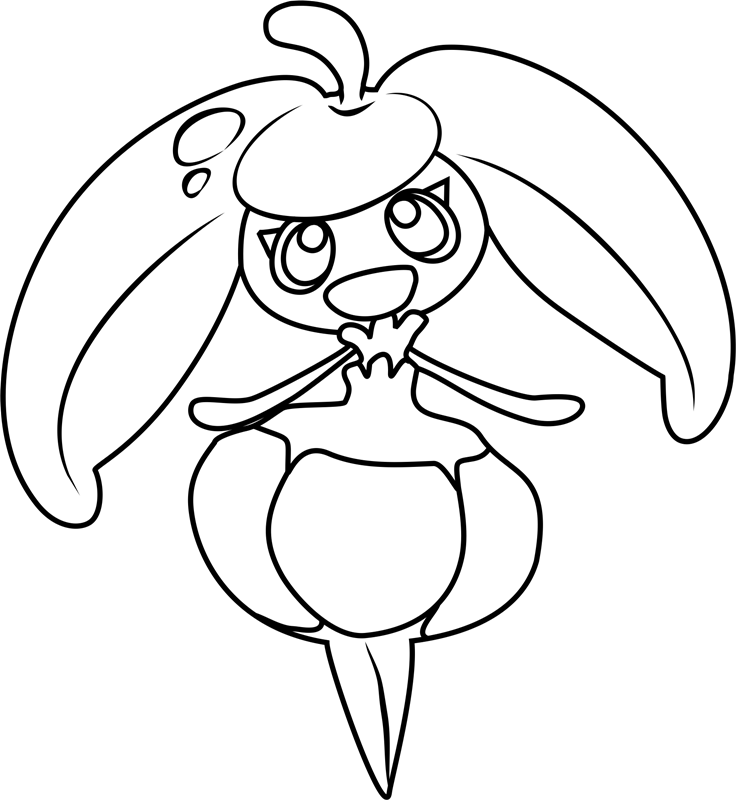 Free Steenee Pokemon coloring page to Print, Download or Color online. 