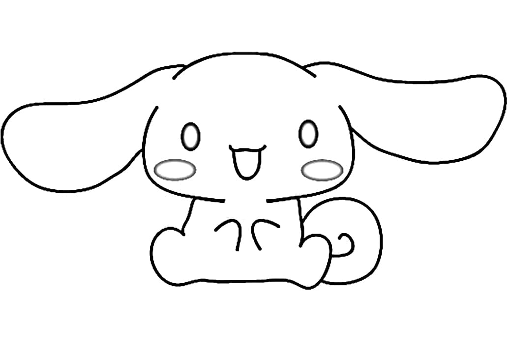 Cinnamoroll to Print Coloring Page