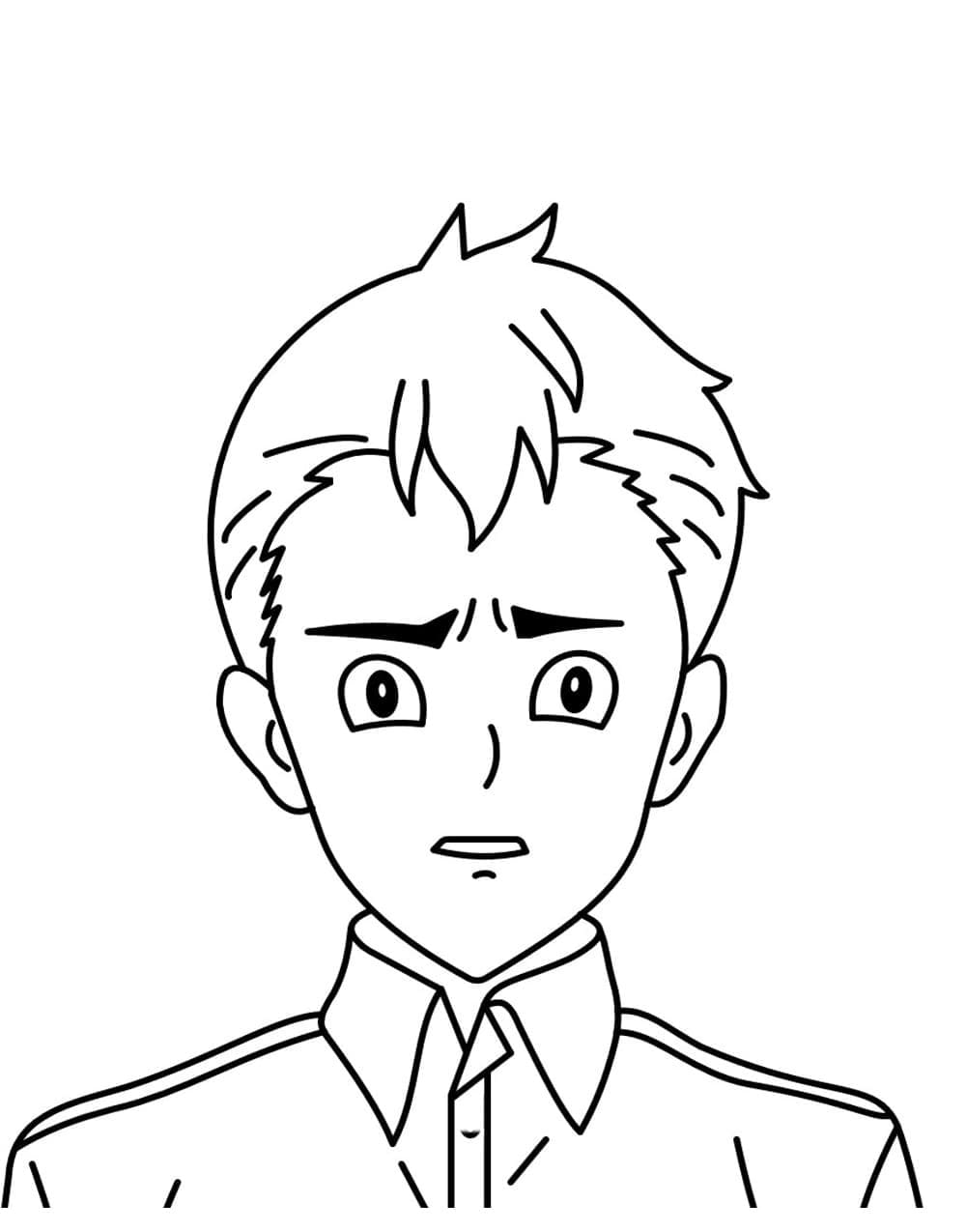 Don from The Promised Neverland Coloring Page