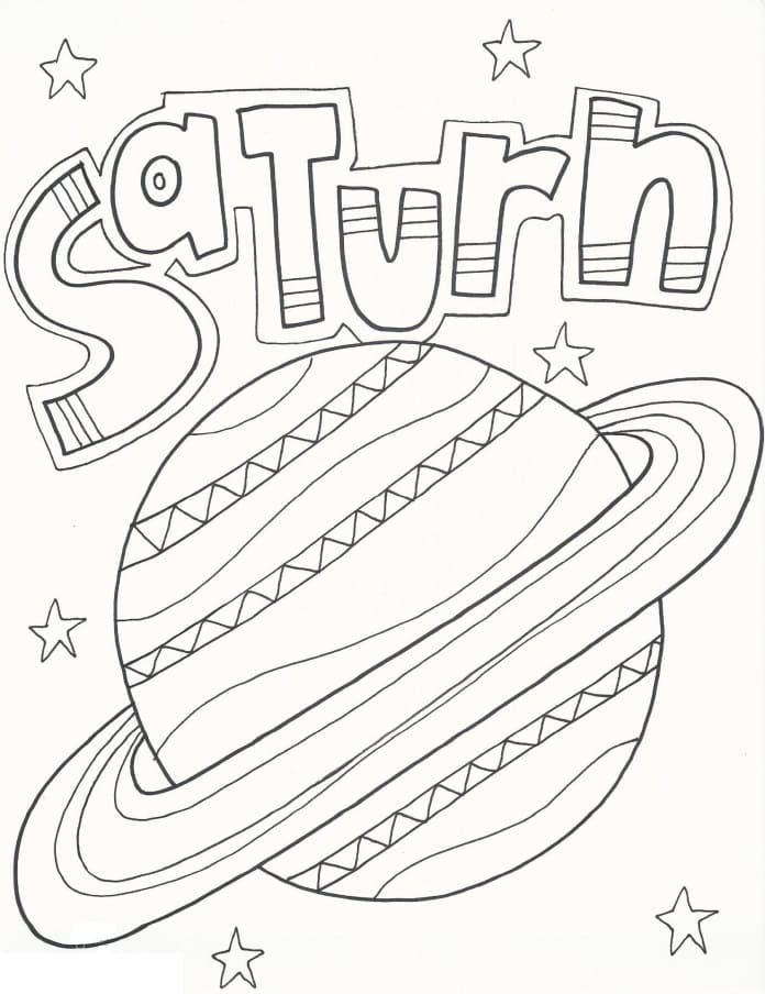 Doodle Saturn