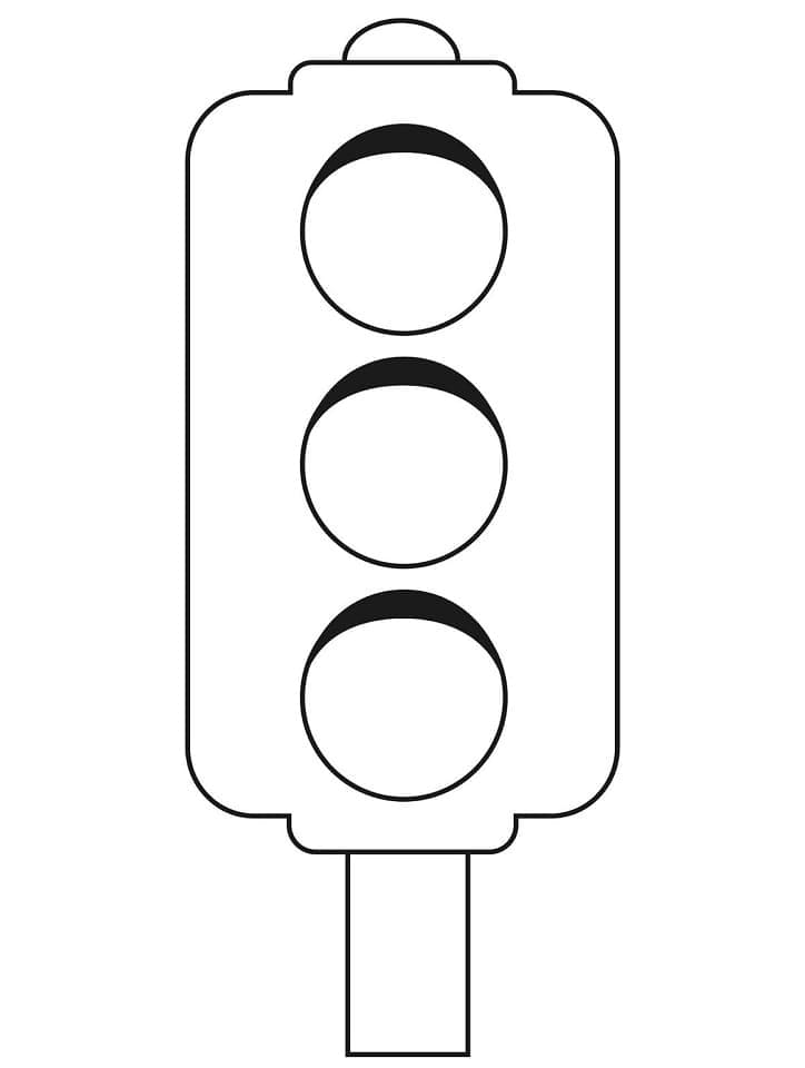 Easy Printable Traffic Light