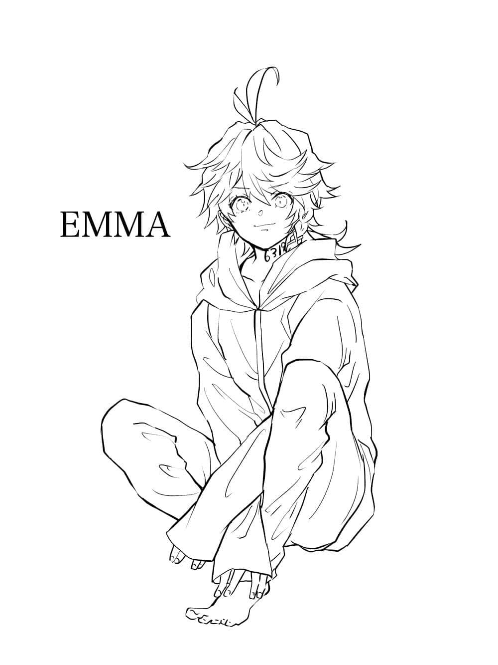 Emma Coloring Page