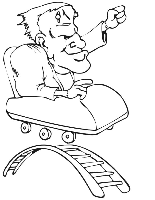Frankenstein on Roller Coaster