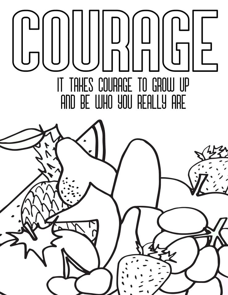 Free Printable Courage Quote