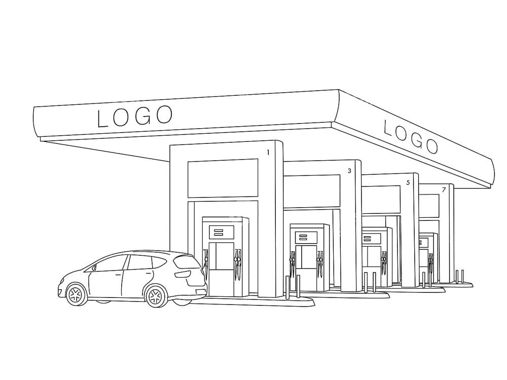 Gas Station to Color