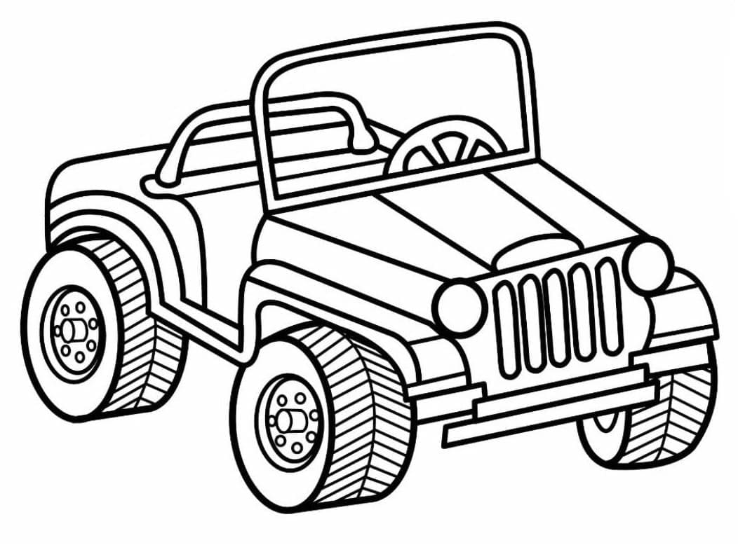 Jeep Printable Coloring Pages   Coloring Cool