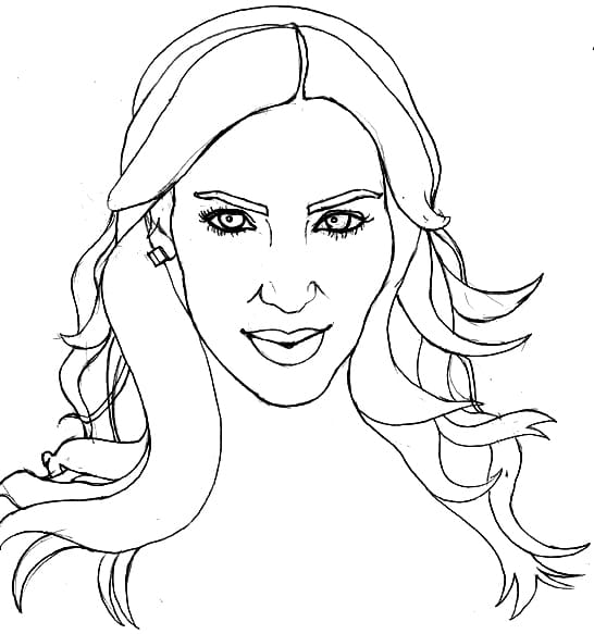 Kim Kardashian Sketch