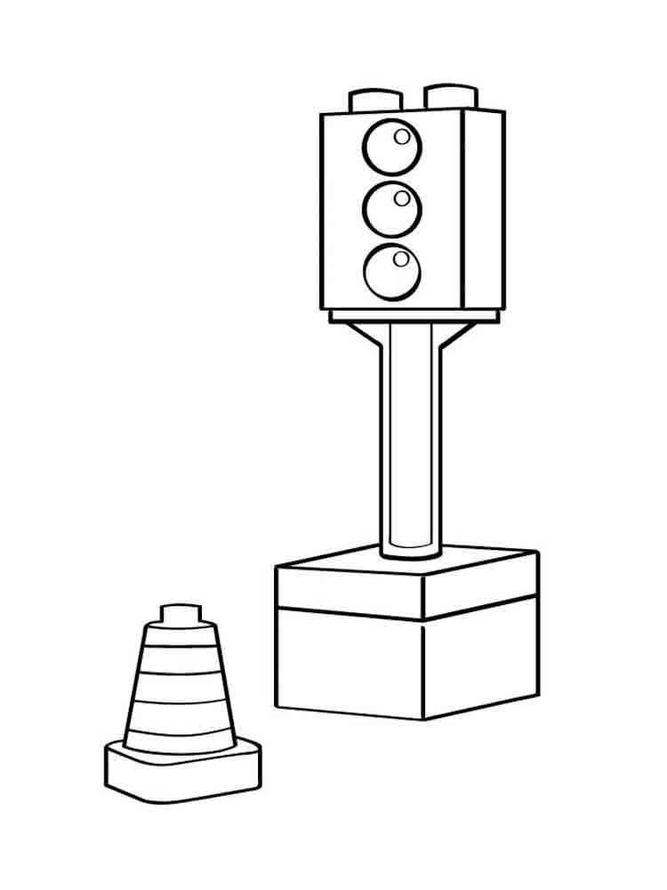 Lego Traffic Light