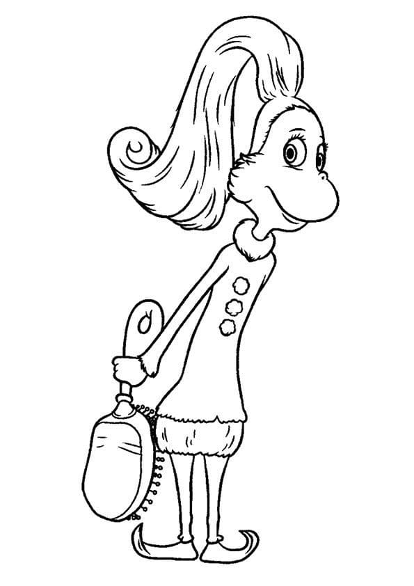 Marie in Whoville Coloring Page