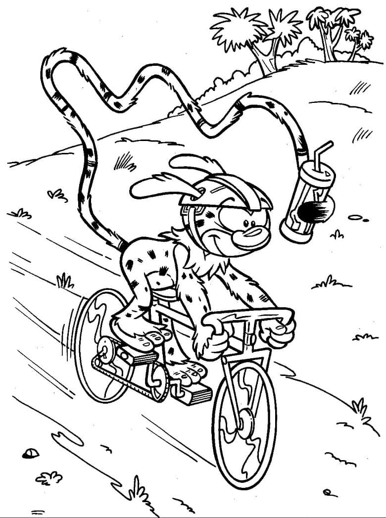 Marsupilami to Color Coloring Page