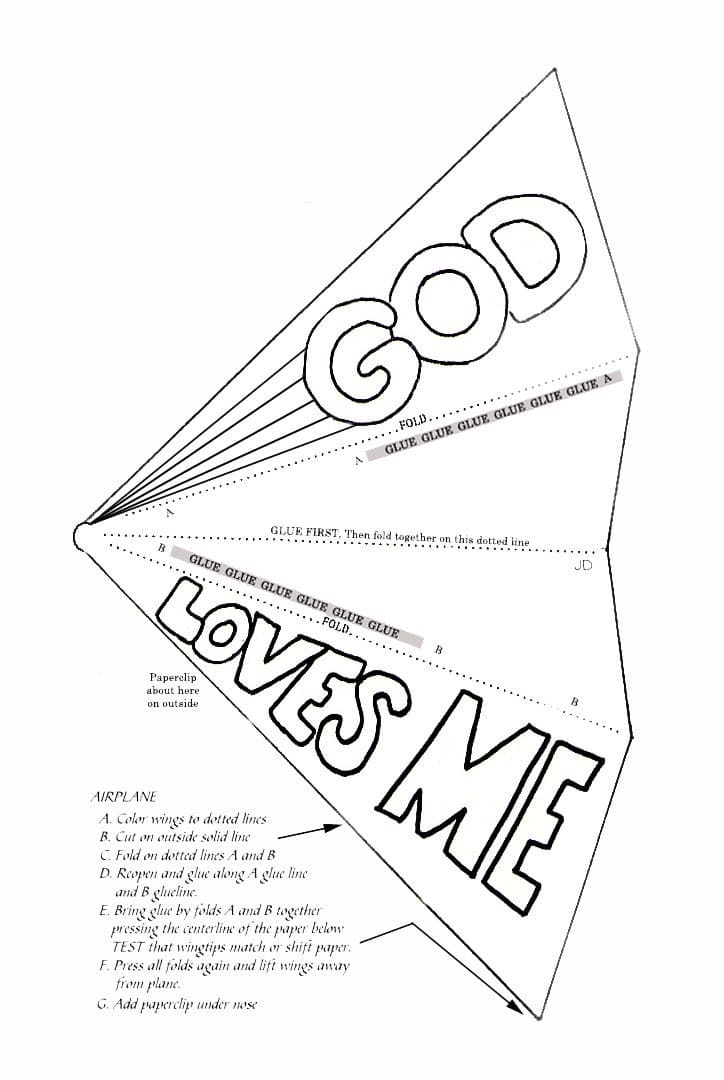 Paper Airplane God Loves Me