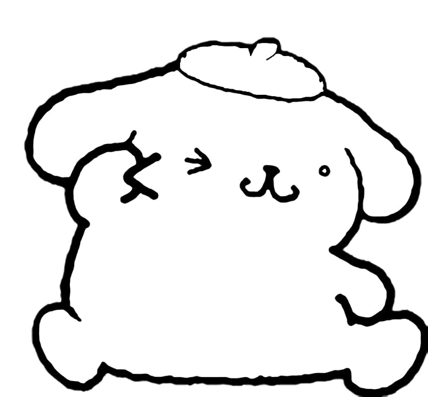 Sanrio Pompompurin Coloring Pages Coloring Pages