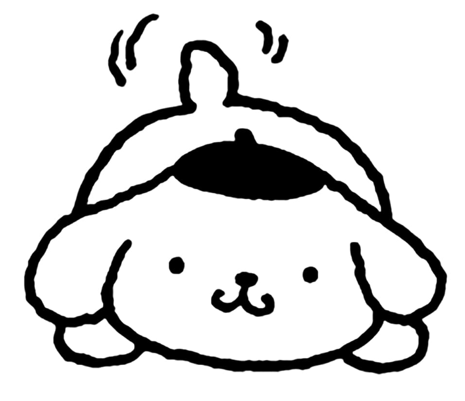 Pompompurin to Print Coloring Page