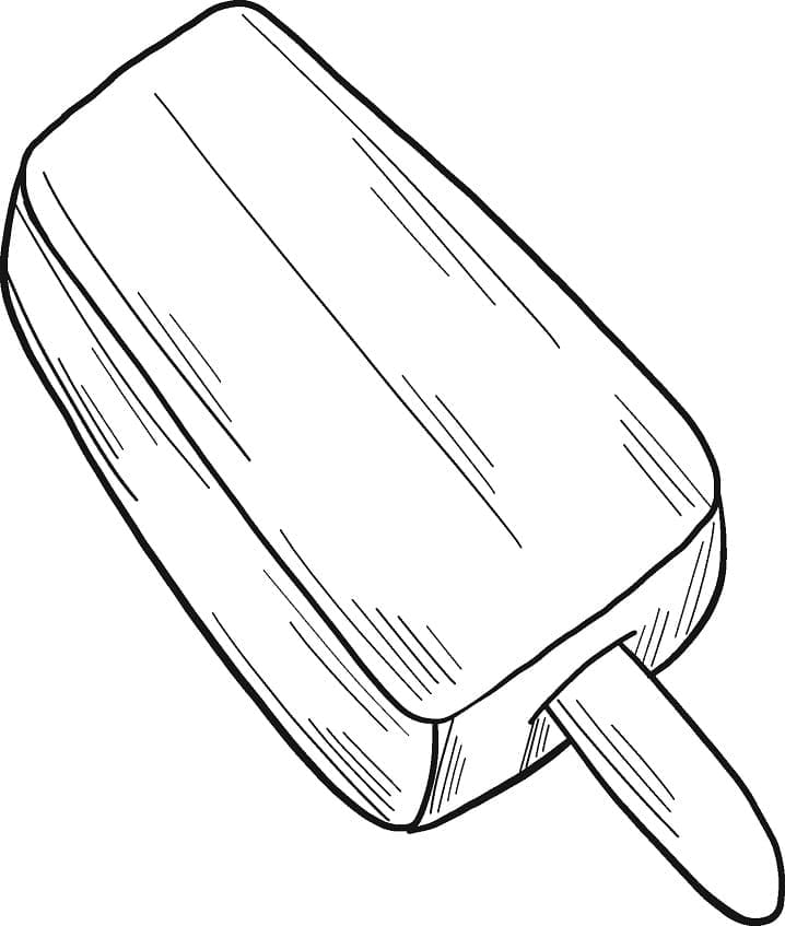 Popsicle 5 Coloring Page
