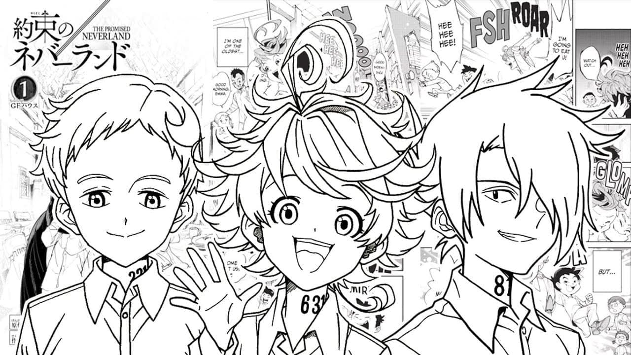 Print The Promised Neverland Coloring Page