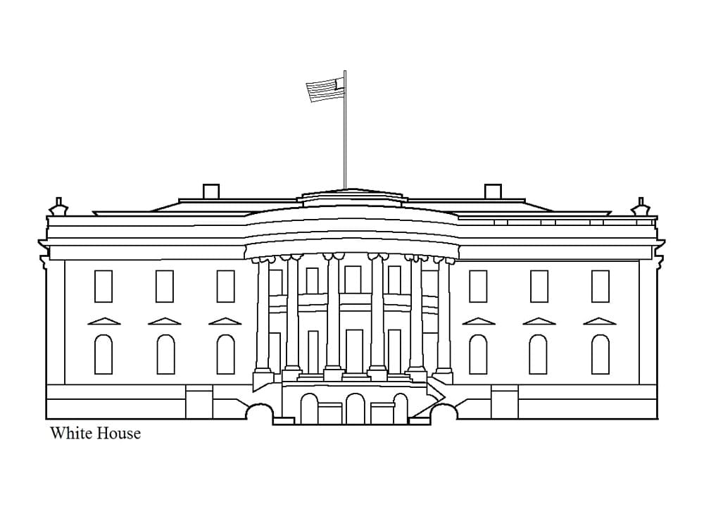 Printable White House