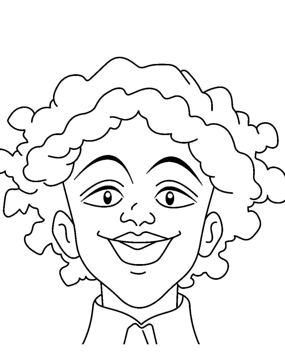 Sister Krone from The Promised Neverland Coloring Page